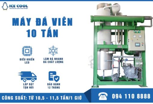 Máy làm đá viên tinh khiết 10 tấn