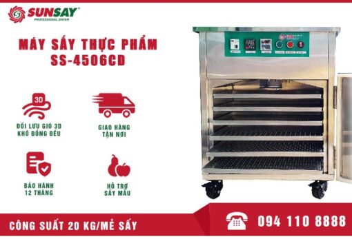 Máy sấy nhiệt mini 6 khay