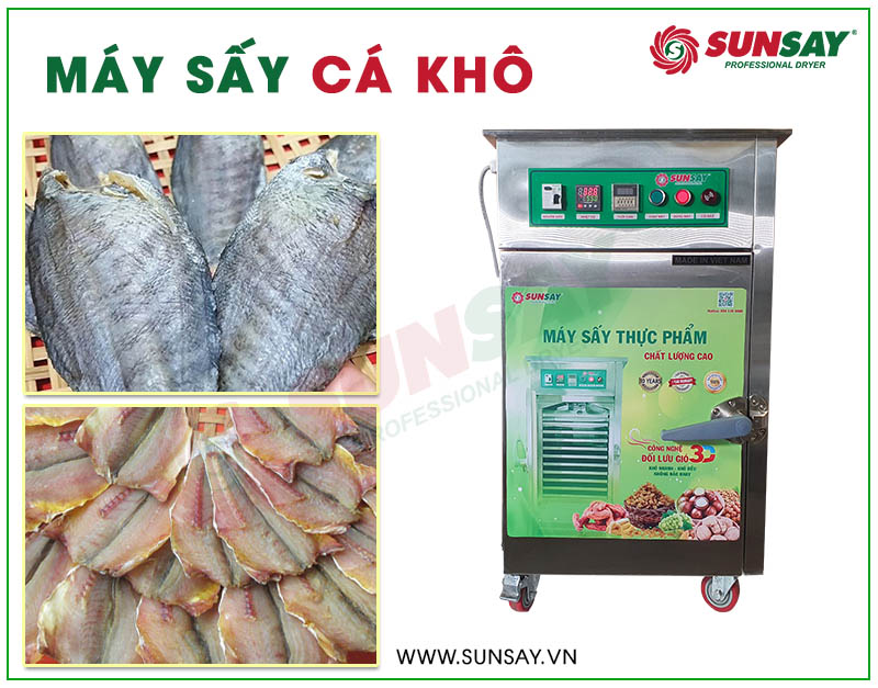 Giá máy sấy cá khô công nghệ sấy nhiệt