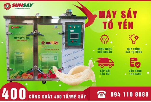 Máy sấy yến lạnh 400 tổ