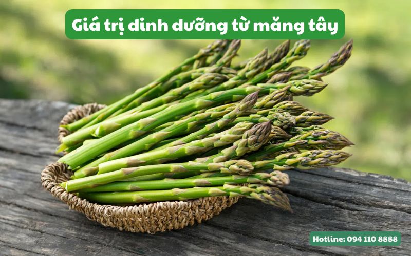 Giá trị dinh dưỡng từ măng tây