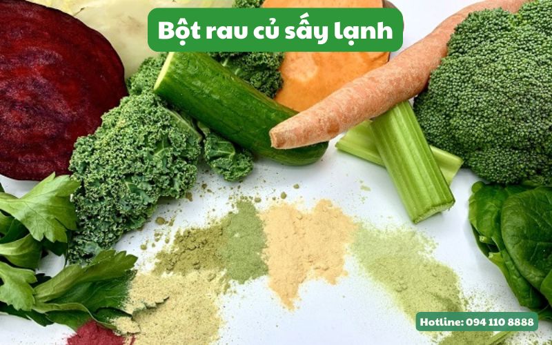 Sấy đa dạng các loại rau củ với máy sấy lạnh SUNSAY