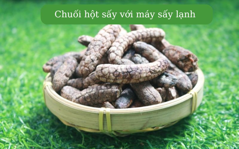 Chuối hột sấy nguyên trái