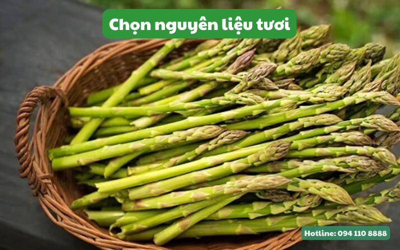 Chọn nguyên liệu tươi