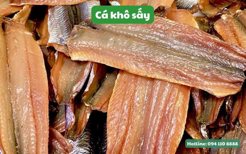 Sản phẩm cá khô với máy sấy SUNSAY