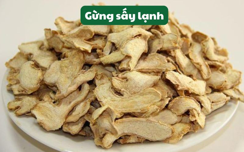 Sản phẩm gừng sấy lạnh